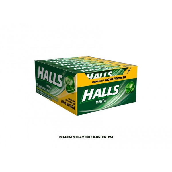 BALA - HALLS - 27,5g MENTA - DP21